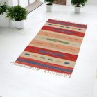 Indický koberec Kilim 70x140 tenký bavlněný koberec
