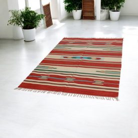 Indický koberec Kilim 140x200 moderní koberec kilim