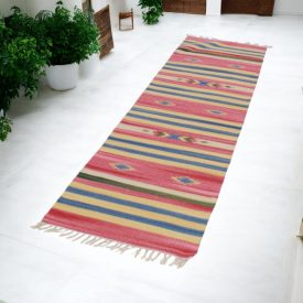 Indický běhouný Kilim 60x240 moderní koberec kilim