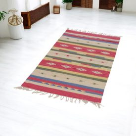 Indický koberec Kilim 70x140 moderní koberec kilim