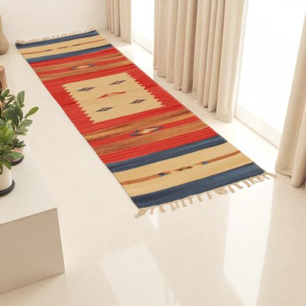 Indický běhouný Kilim 60x200 moderní koberec kilim