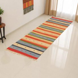 Indický běhouný Kilim 60x200 moderní koberec kilim