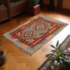 Koberec Kelim Chobi 86x128 Ručně tkaný kusový koberec Kilim