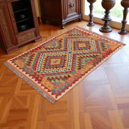 Koberec Kilim Chobi 150x102 ručně tkaný vlněný koberec kilim