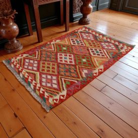 Koberec Kelim Chobi 159x106 ručně tkaný vlněný koberec kilim