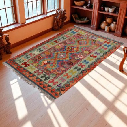 Koberec Kilim Chobi 146x97 ručně tkaný vlněný koberec kilim