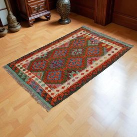   Koberec Kelim Chobi 161x97 ručně tkaný vlněný koberec kilim