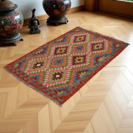  Koberec Kelim Chobi 145x101 ručně tkaný vlněný koberec kilim