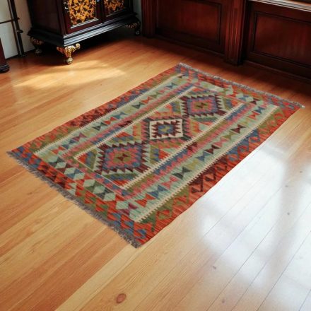 Koberec Kilim Chobi 154x100 ručně tkaný vlněný koberec kilim