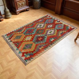   Koberec Kelim Chobi 148x102 ručně tkaný vlněný koberec kilim