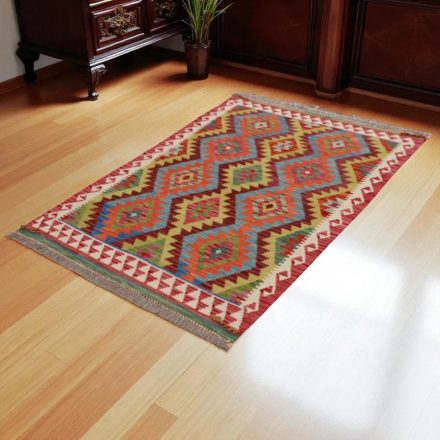 Koberec Kilim Chobi 141x100 ručně tkaný vlněný koberec kilim