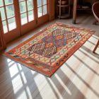 Koberec Kelim Chobi 158x102 ručně tkaný vlněný koberec kilim