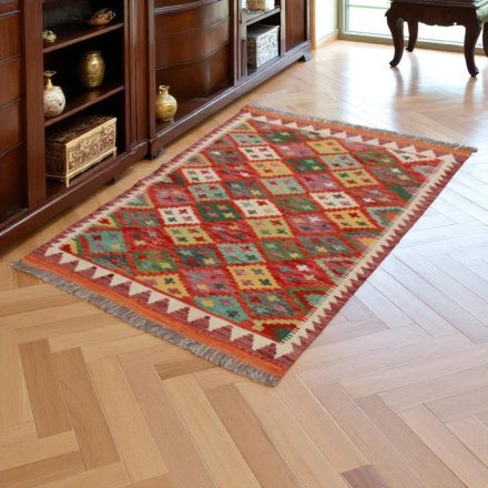 Koberec Kelim Chobi 140x107 ručně tkaný vlněný koberec kilim