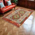 Koberec Kelim Chobi 145x100 ručně tkaný vlněný koberec kilim