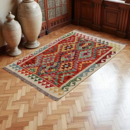 Koberec Kelim Chobi 143x102 ručně tkaný vlněný koberec kilim