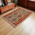Koberec Kelim Chobi 145x103 ručně tkaný vlněný koberec kilim
