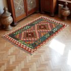 Koberec Kelim Chobi 148x99 ručně tkaný vlněný koberec kilim