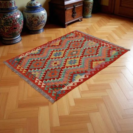 Koberec Kelim Chobi 138x103 ručně tkaný vlněný koberec kilim