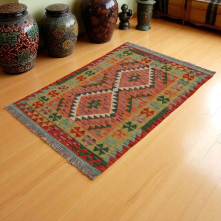 Koberec Kelim Chobi 144x98 ručně tkaný vlněný koberec kilim