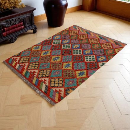 Koberec Kelim Chobi 145x103 ručně tkaný vlněný koberec kilim