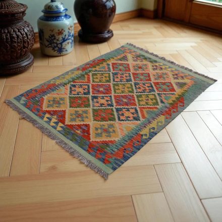 Koberec Kilim Chobi 141x104 ručně tkaný vlněný koberec kilim