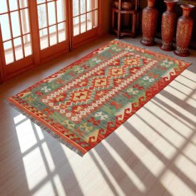   Koberec Kelim Chobi 156x100 ručně tkaný vlněný koberec kilim