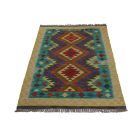 Koberec Kelim Chobi 144x97 ručně tkaný vlněný koberec kilim