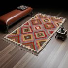 Koberec Kelim Chobi 156x102 ručně tkaný vlněný koberec kilim