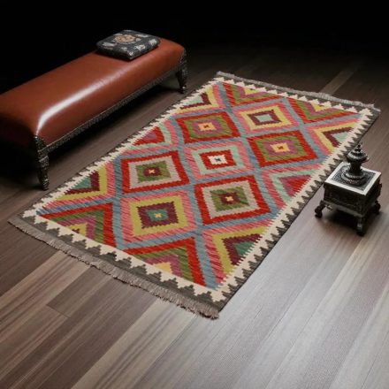 Koberec Kilim Chobi 156x102 ručně tkaný vlněný koberec kilim