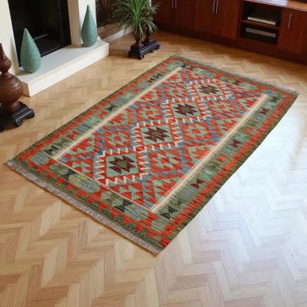Koberec Kilim Chobi 154x100 ručně tkaný vlněný koberec kilim