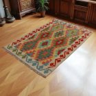 Koberec Kelim Chobi 157x103 ručně tkaný vlněný koberec kilim