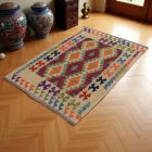 Koberec Kelim Chobi 147x101 ručně tkaný vlněný koberec kilim