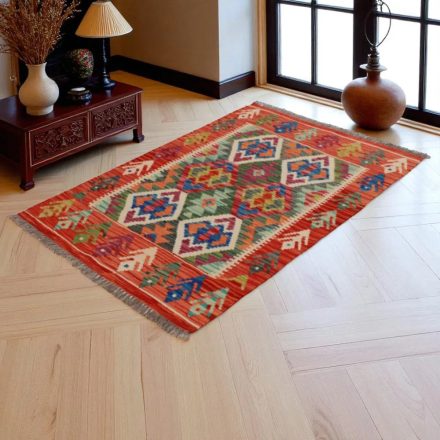 Koberec Kilim Chobi 144x97 ručně tkaný vlněný koberec kilim
