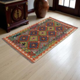   Koberec Kelim Chobi 161x100 ručně tkaný vlněný koberec kilim