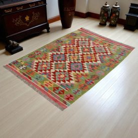   Koberec Kelim Chobi 148x104 ručně tkaný vlněný koberec kilim