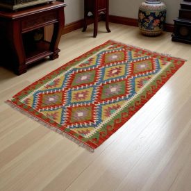   Koberec Kelim Chobi 152x101 ručně tkaný vlněný koberec kilim