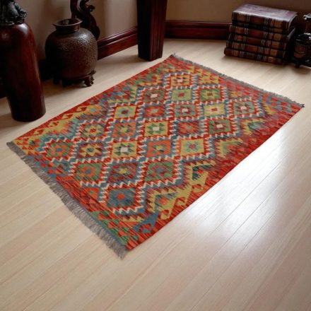 Koberec Kilim Chobi 141x110 ručně tkaný vlněný koberec kilim