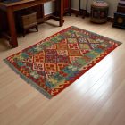 Koberec Kelim Chobi 150x107 ručně tkaný vlněný koberec kilim