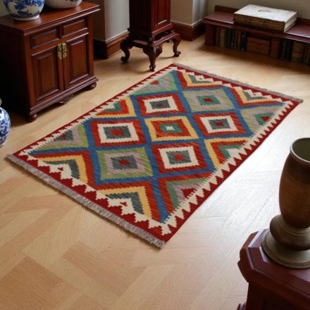 Koberec Kilim Chobi 142x101 ručně tkaný vlněný koberec kilim
