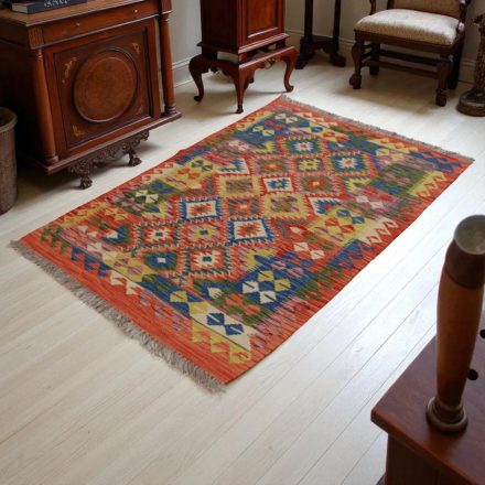 Koberec Kilim Chobi 148x101 ručně tkaný vlněný koberec kilim