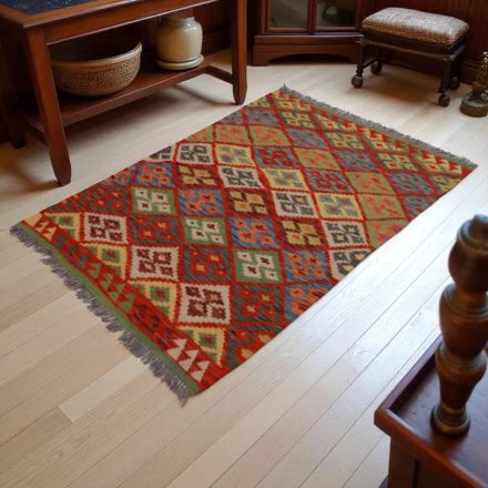 Koberec Kilim Chobi 154x103 ručně tkaný vlněný koberec kilim