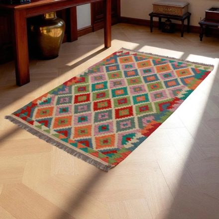 Koberec Kilim Chobi 154x104 ručně tkaný vlněný koberec kilim