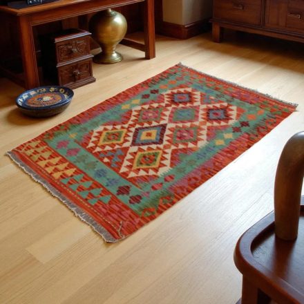 Koberec Kelim Chobi 144x98 ručně tkaný vlněný koberec kilim
