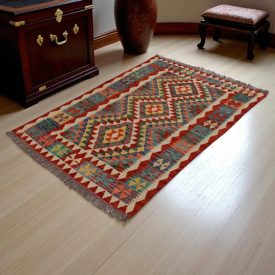   Koberec Kelim Chobi 159x108 ručně tkaný vlněný koberec kilim