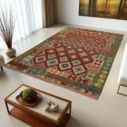 Koberec Kelim Chobi 203x294 ručně tkaný vlněný koberec kilim