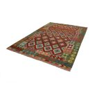 Koberec Kelim Chobi 203x294 ručně tkaný vlněný koberec kilim