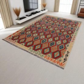   Koberec Kelim Chobi 203x296 ručně tkaný vlněný koberec kilim