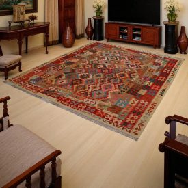   Koberec Kelim Chobi 238x299 Ručně tkaný kusový koberec Kilim