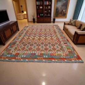 Koberec Kelim Chobi 301x484 Ručně tkaný kusový koberec Kilim