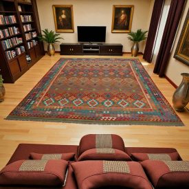 Koberec Kelim Chobi 300x394 Ručně tkaný kusový koberec Kilim
